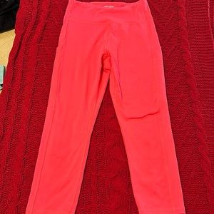 Tek Gear Coral Workout Leggings W/pockets | Small